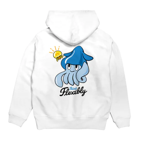 柔軟に考えるイカ Hoodie