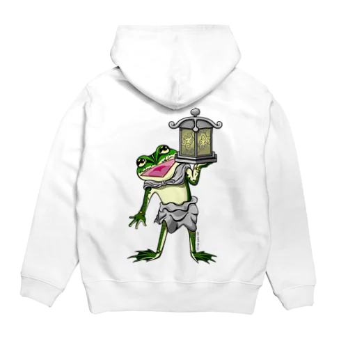 天燈鬼トノサマガエルちゃんバックプリント Hoodie