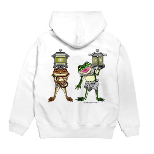 龍燈鬼・天燈鬼コンビバックプリント Hoodie