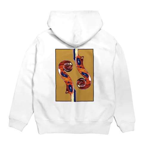 ダブル・スクロール（ゴールド） Hoodie