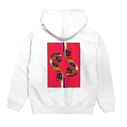 ダブル・スクロール（ピンク） Hoodie