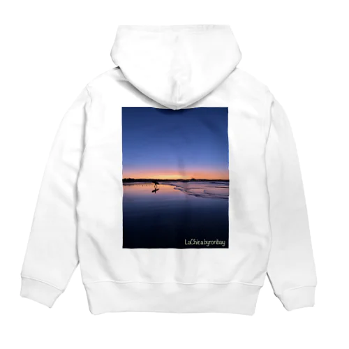 Sunset Beach with Surfer Hoodie