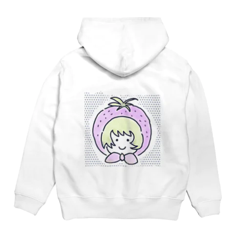 コラボ商品　苺いち絵的マミちゃんイチゴgirl Hoodie