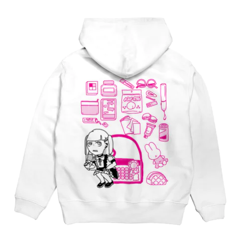 あたし♡限界♡KAWAII(バックプリント) Hoodie