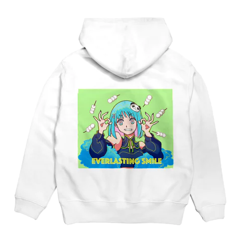 花より団子で笑顔永久不滅！ Hoodie