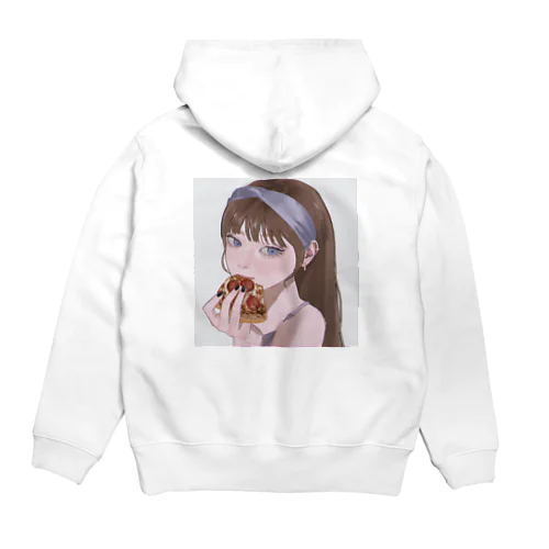 ピザたべる女の子 Hoodie