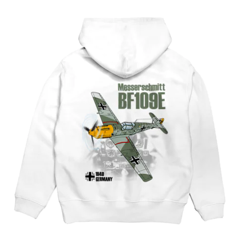 戦闘機_BF109Eメッサーシュミット_ガーランド機 Hoodie