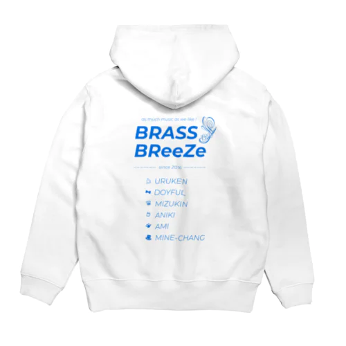 BRASS BReeZeオリジナルパーカー(ブルーロゴ) パーカー