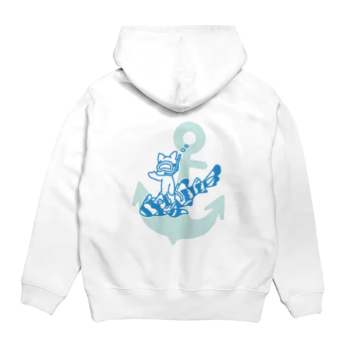 ネコザメとネコの海遊び Hoodie