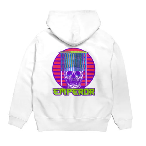 【後面】skeleton emperor Hoodie