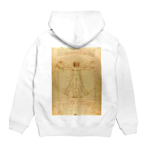 ウィトルウィウス的人体図 / Vitruvian Man Hoodie