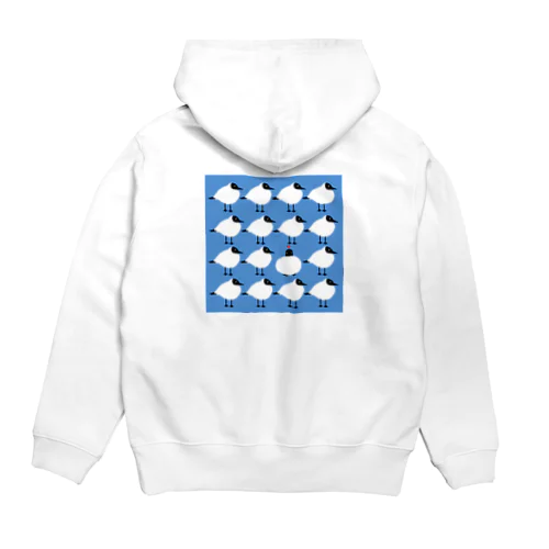 夏毛のユリカモメがいっぱい Hoodie