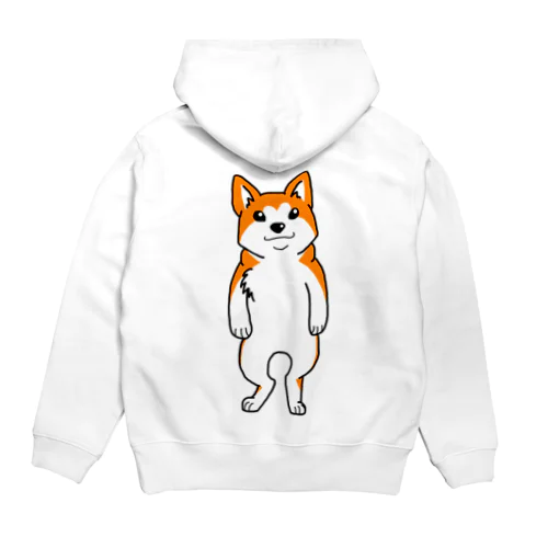 二足歩行と猫の可動域を手に入れた柴犬 Hoodie