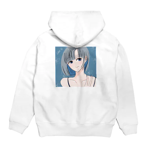 ポジティブ女子 Hoodie