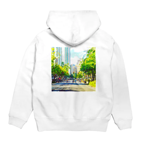 ワイキキ通り🚶🚶‍♂️🚶 Hoodie