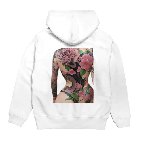 桜のタトュー Hoodie