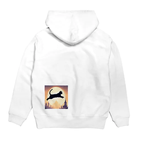 猫のシルエットグッズ Hoodie