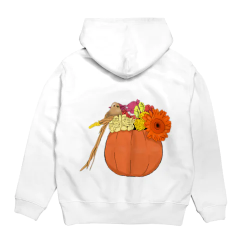 秋のかぼちゃの飾り Hoodie