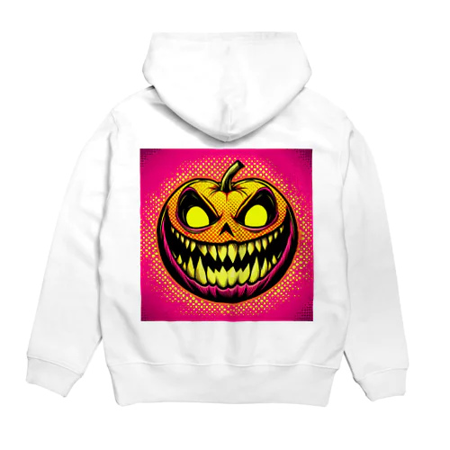 ハッピーハロウィン！怖いかぼちゃのポップアート Hoodie