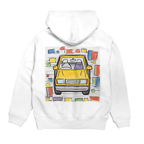 黄色い車が好き Hoodie