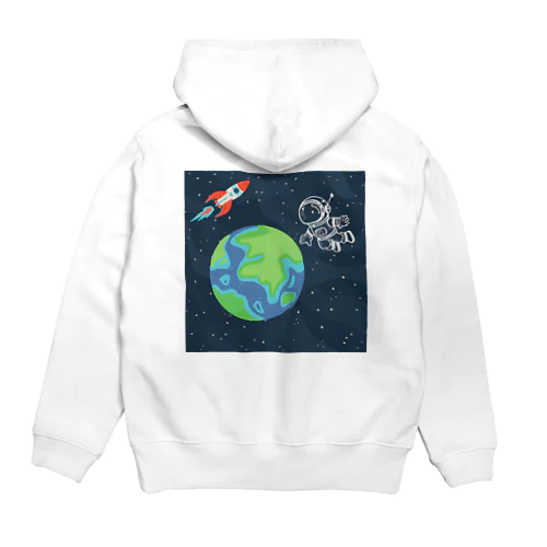 キュートな宇宙飛行士 Hoodie