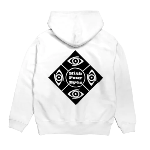 With Four Eyes テトラゴン Hoodie