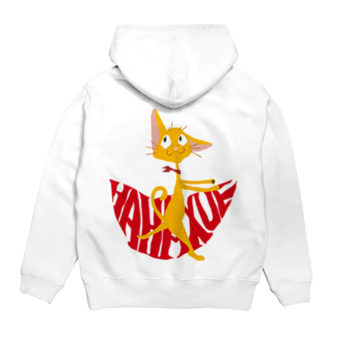 猫のやあやあ　前にならえ　トップス Hoodie