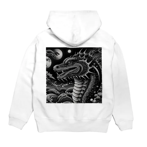 宇宙にいる星を食べる龍 Hoodie