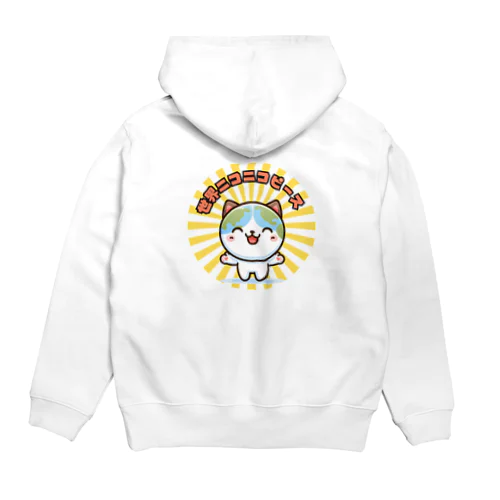 世界ニコニコピース猫 Hoodie