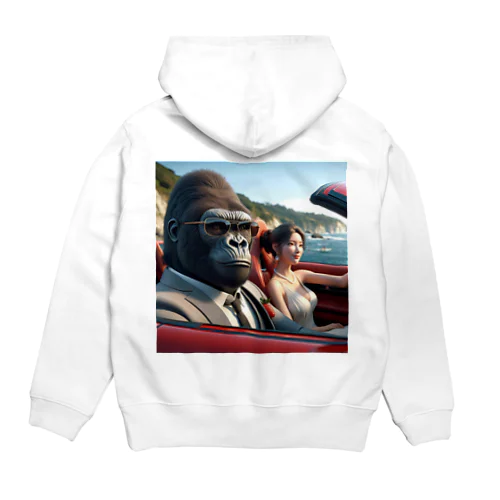 美女とゴリ先輩 Hoodie