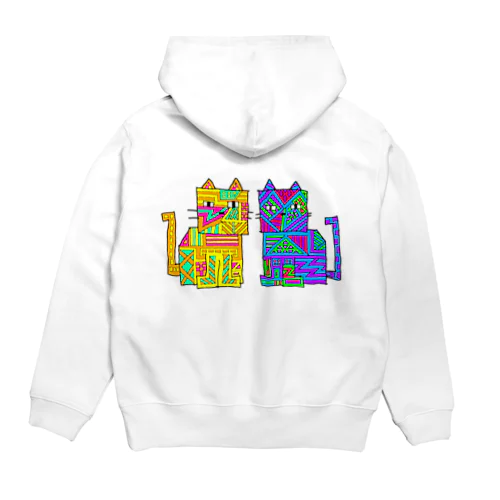 壁画風ヌコグッズ Hoodie