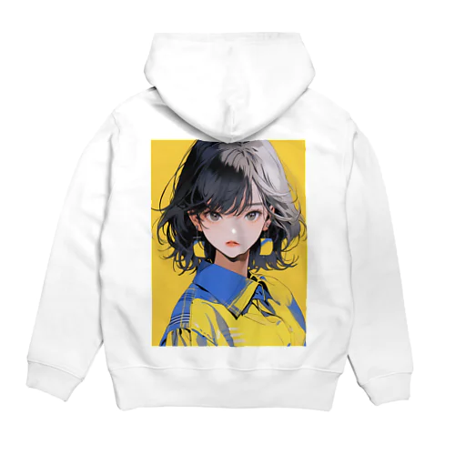 ワイシャツ女子 Hoodie