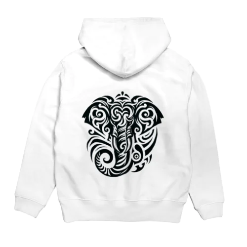 Elephant Tribal king Hoodie