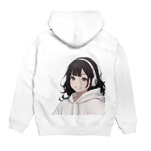 ヘッドホン女子 Hoodie