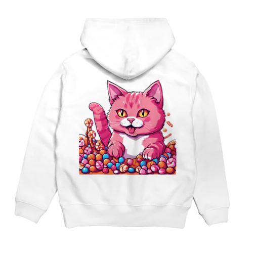 Pink cat (candy) Hoodie