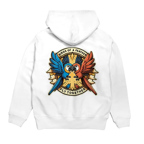 【exomix】Wコンゴウインコ-<FLY TOGETHER> Hoodie