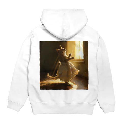 神々しい光を浴びる猫姫 アメジスト 2046 Hoodie