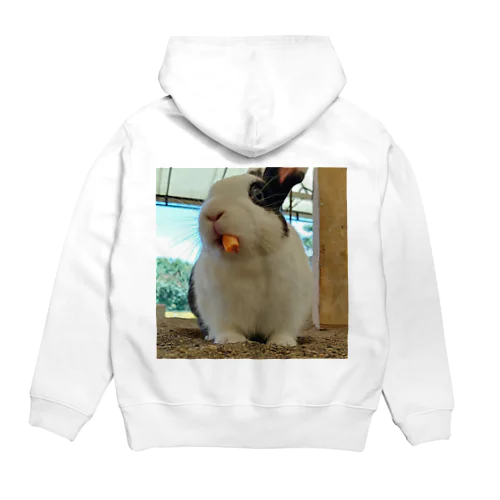 「モグモグうさぎ」 Hoodie