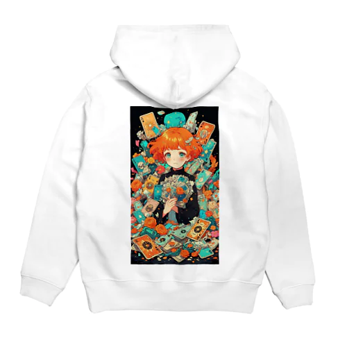 トランプ占いの少女 アメジスト 2846 Hoodie