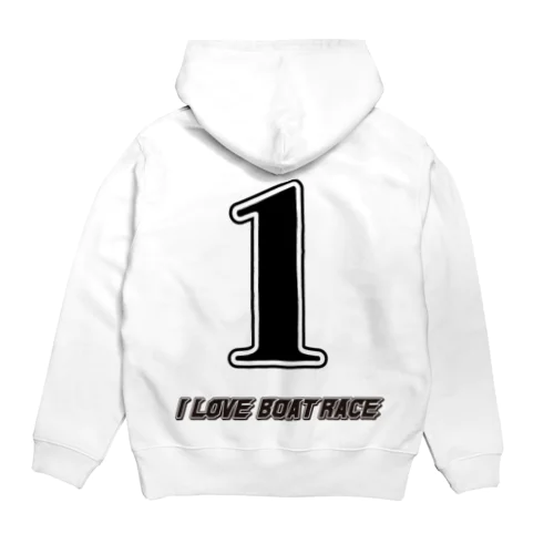 ボートレース１号艇（〇ロゴ） Hoodie