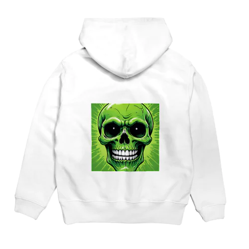 恐怖の緑髑髏グッズ Hoodie