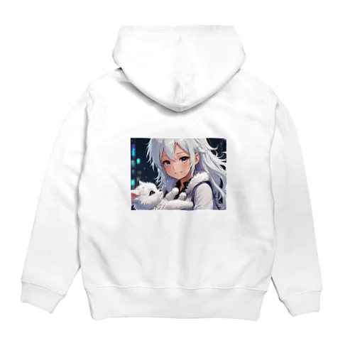 神様を抱っこしている美少女 Hoodie