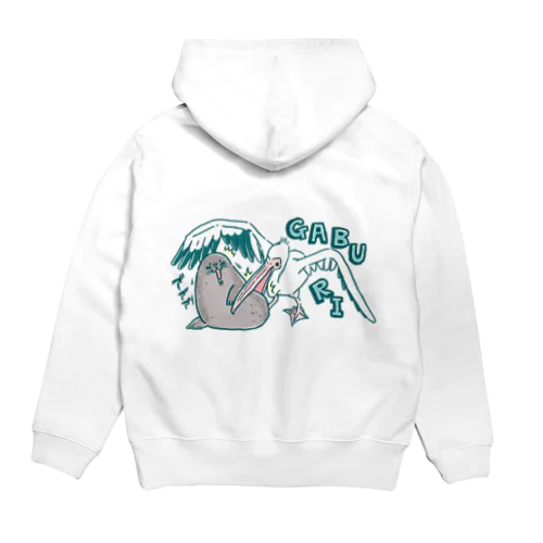 ペリカンなんでも食べる Hoodie