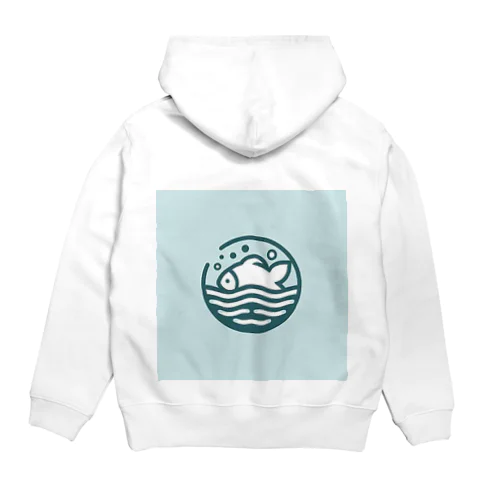 シンプルなお魚 Hoodie