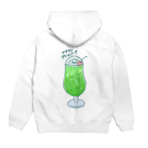 喫茶アザラシロゴ入りver　クリームソーダ Hoodie