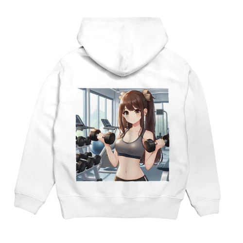 筋トレ女子 Hoodie