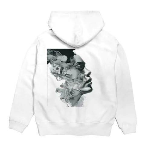 アート「女性の横顔」 Hoodie