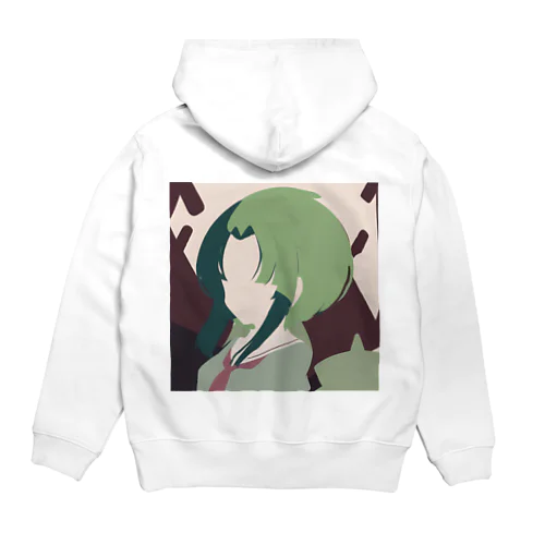 緑の女の子 Hoodie