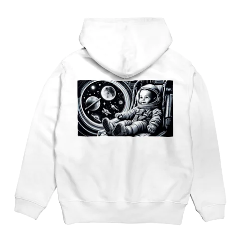 宇宙船に乗った赤ちゃん4 Hoodie