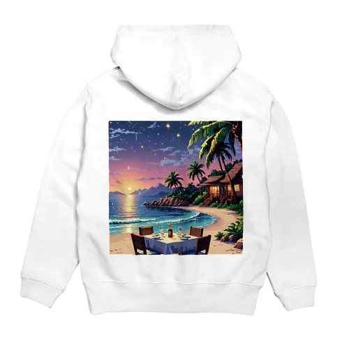 Moonlit Palm Haven Hoodie